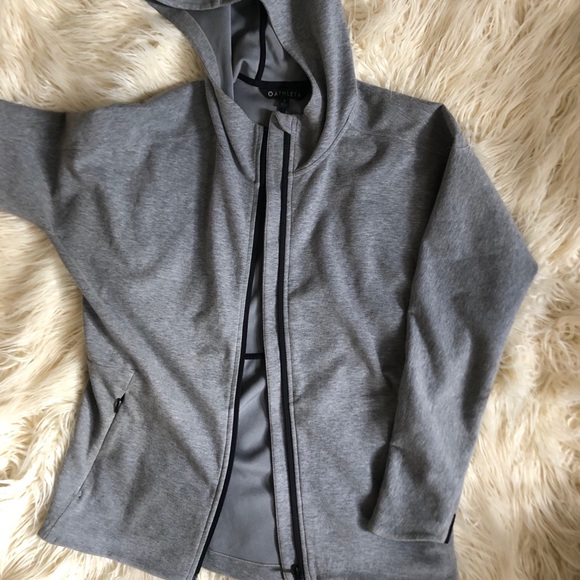 Athleta grey zip up hoodie - Picture 4 of 5